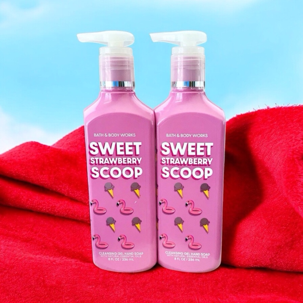 🆕Sweet Strawberry Scoop Gel Hand Soap